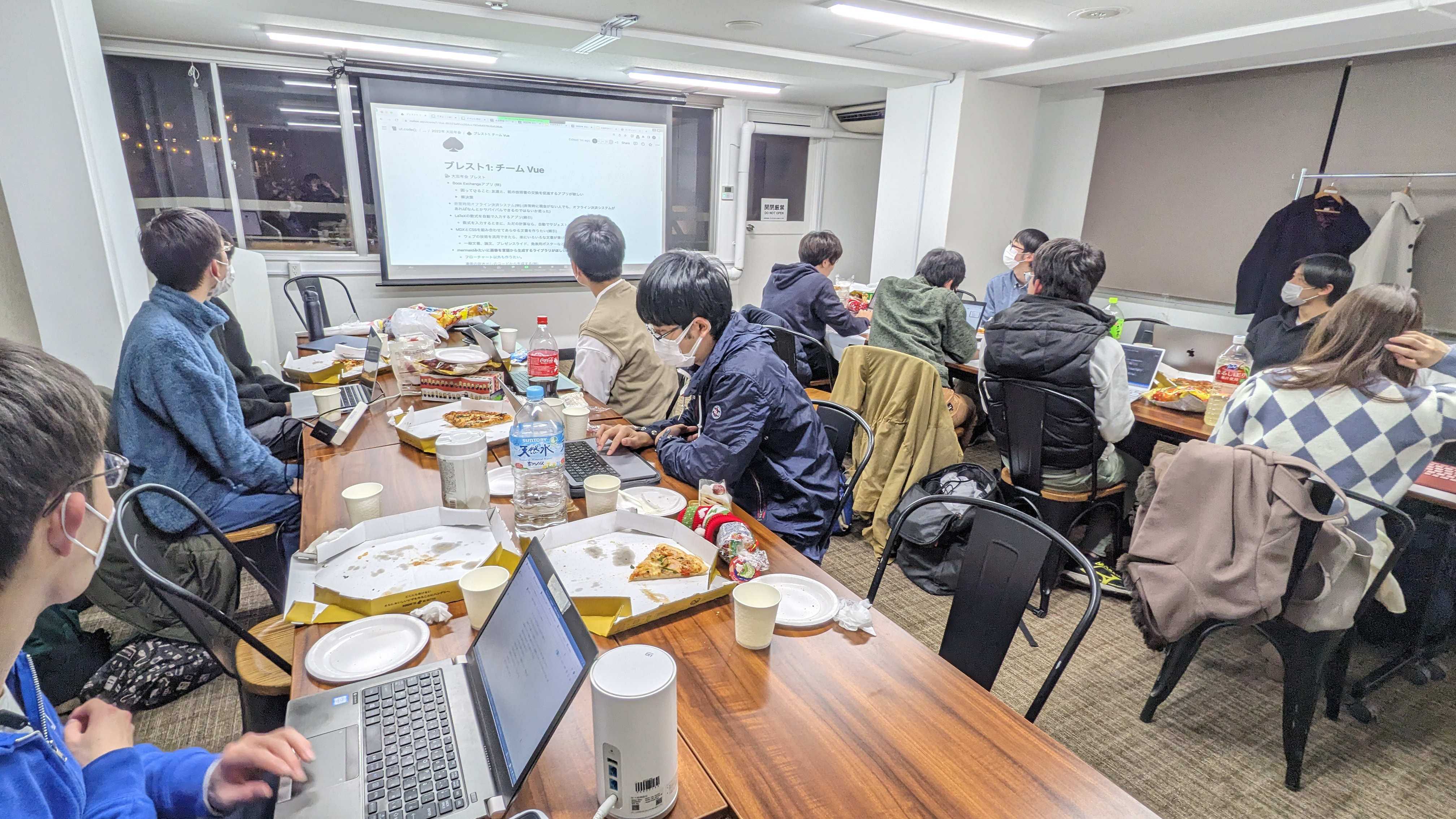 2022 年度大忘年会の様子